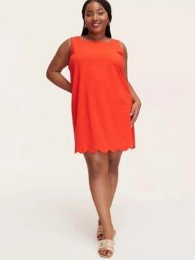 kate spade orange Sleeveless Mini Dress